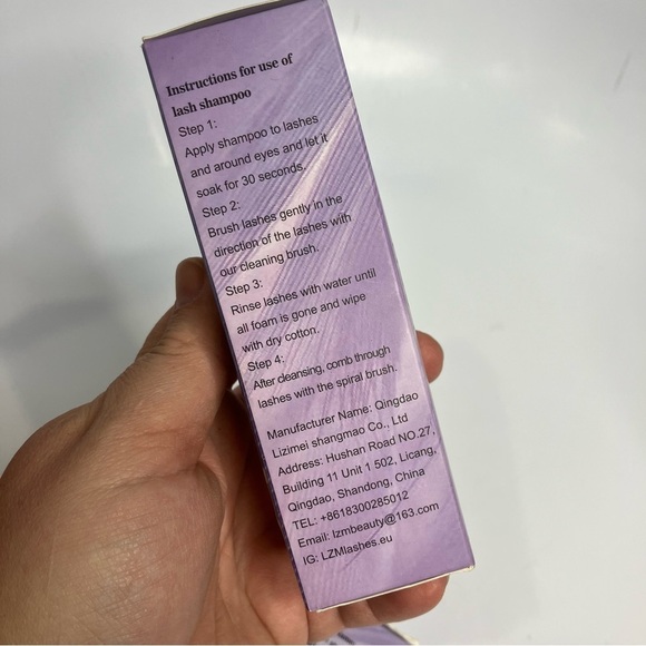 LZM Lash Shampoo 2 box bundle 2.1 fl oz each bottle - Picture 4 of 4